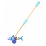 Orange Tree Toys Shark Push Along Boxed