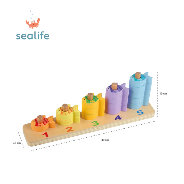 Orange Tree Toys Counting Fish