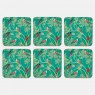 Sara Miller Chelsea Coasters Set of 6 Green