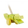 Oramge Tree Toys Crocodile Push Along Boxed