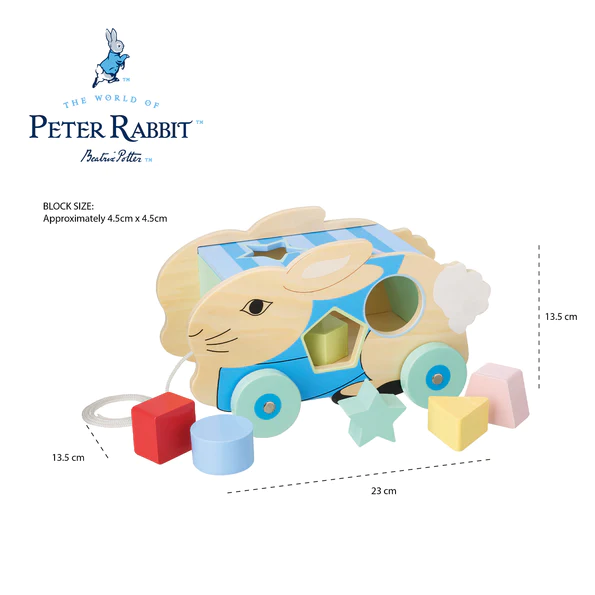 Peter Rabbit™ Pull Along Shape Sorter