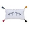 Sophie Allport ZSL Zebra Off White Cushion