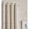 Sophie Allport Bee Oatmeal Fully Lined Blackout Eyelet Curtains