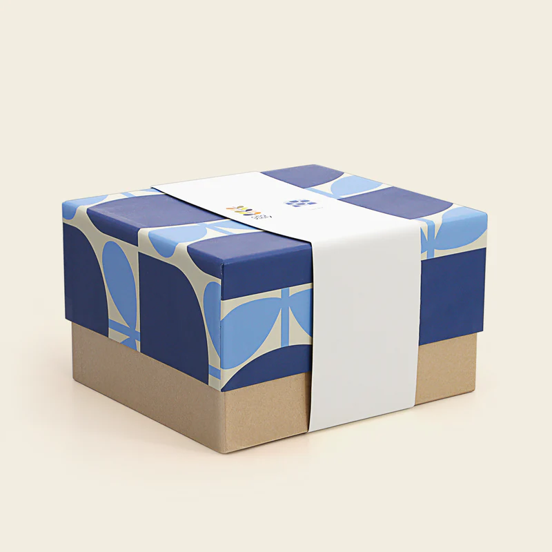 Orla Kiely Teapot Block Flower Navy 1L
