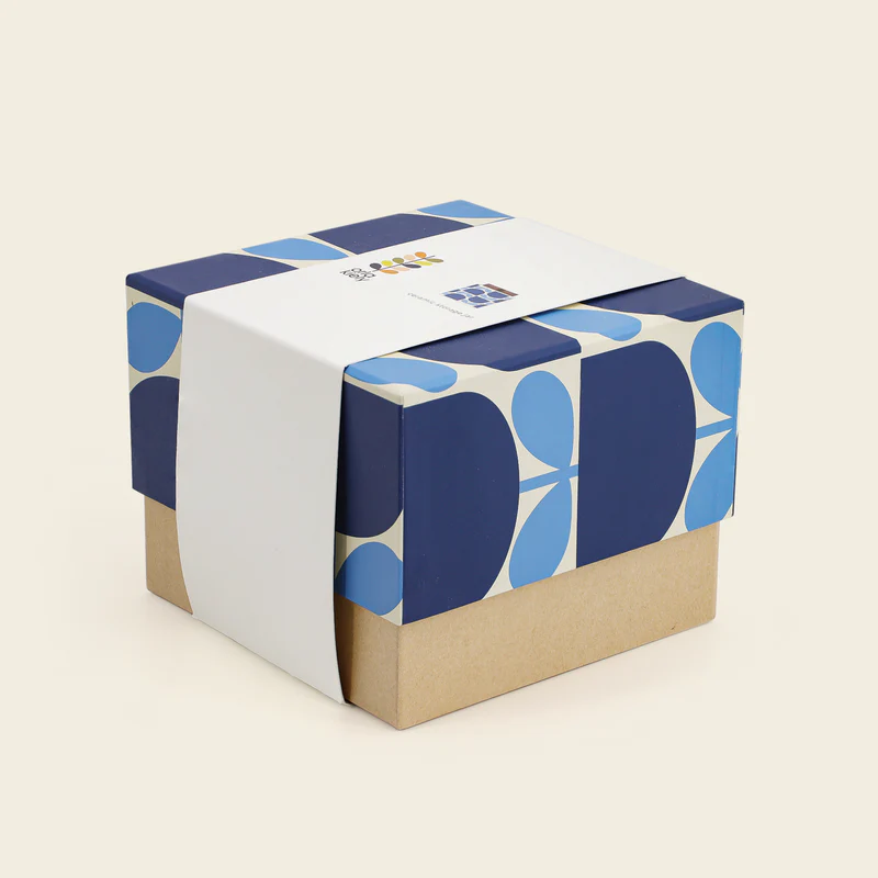 Orla Kiely Storage Jar Block Flower Navy