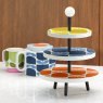 Orla Kiely Cupcake Stand Block Flower