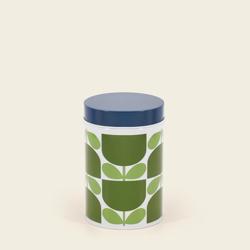 Orla Kiely Set of 3 Nesting Canister Tins Block Flower