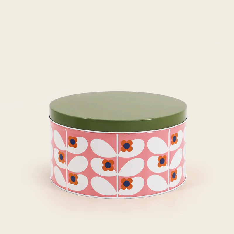 Orla Kiely Nesting Cake Tins Set of 3 Bubblegum/Basil