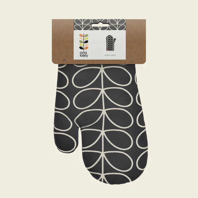 Orla Kiely Oven Mitt Linear Stem Slate