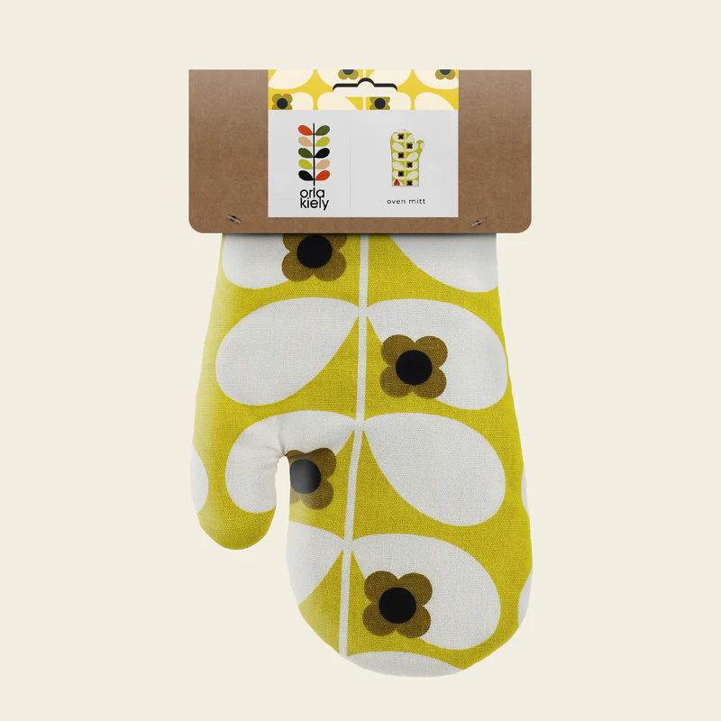 Orla Kiely Oven Mitt Wild Rose Stem Dandelion