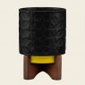 Orla Kiely Ceramic Plant Pot -stem/slate