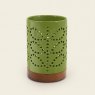 Orla Kiely Ceramic Lantern - olive