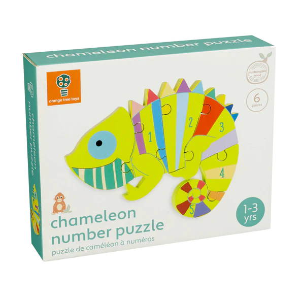 Orange Tree Chameleon Number Puzzle