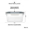 Masterclass Recycled Eco Snap Rec Container 1.4L