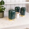Lovello Hunter Green Coffee Canister