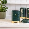 Lovello Hunter Green Sugar Canister