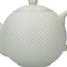 Globe Textured Teapot 4 Cup Green Honeycomb