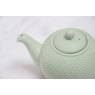 Globe Textured Teapot 4 Cup Green Honeycomb
