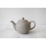 London Pottery Globe Textured Teapot with Strainer, 4-Cup, Grey