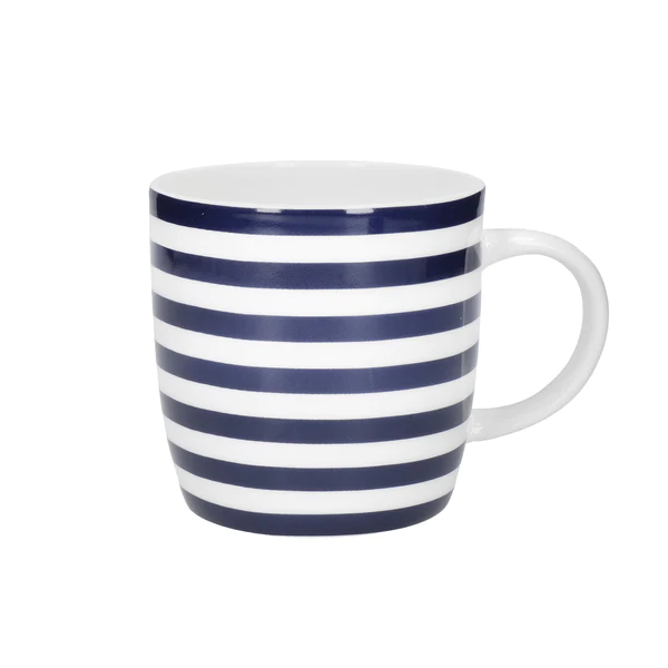 Kitchen Craft Stoneware Nautical Stripe Mug Set