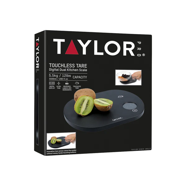 Taylor Pro Taylor Pro Touchless TARE Digital Dual 5.5Kg Kitchen Scale