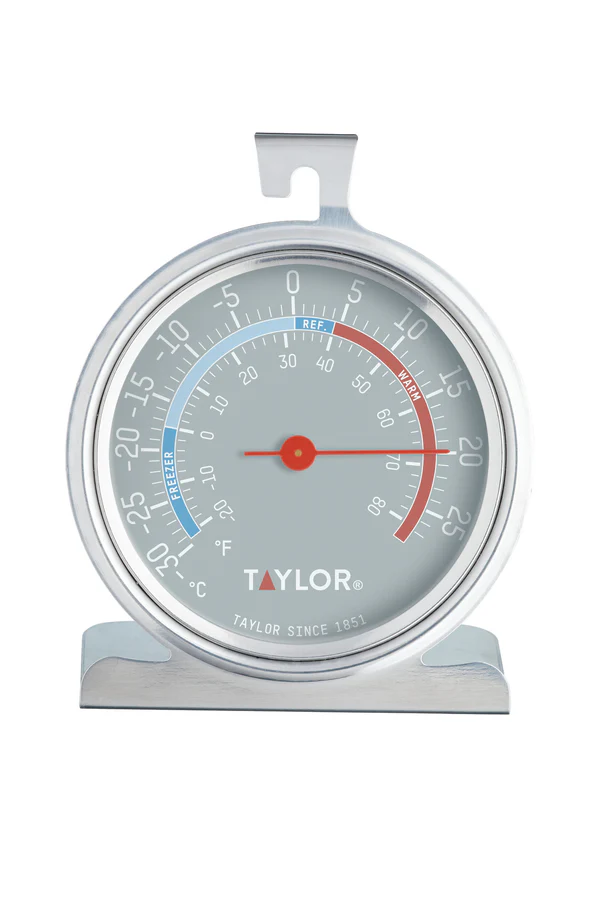 Taylor Pro Stainless Steel Freezer and Fridge Temperature Thermometer