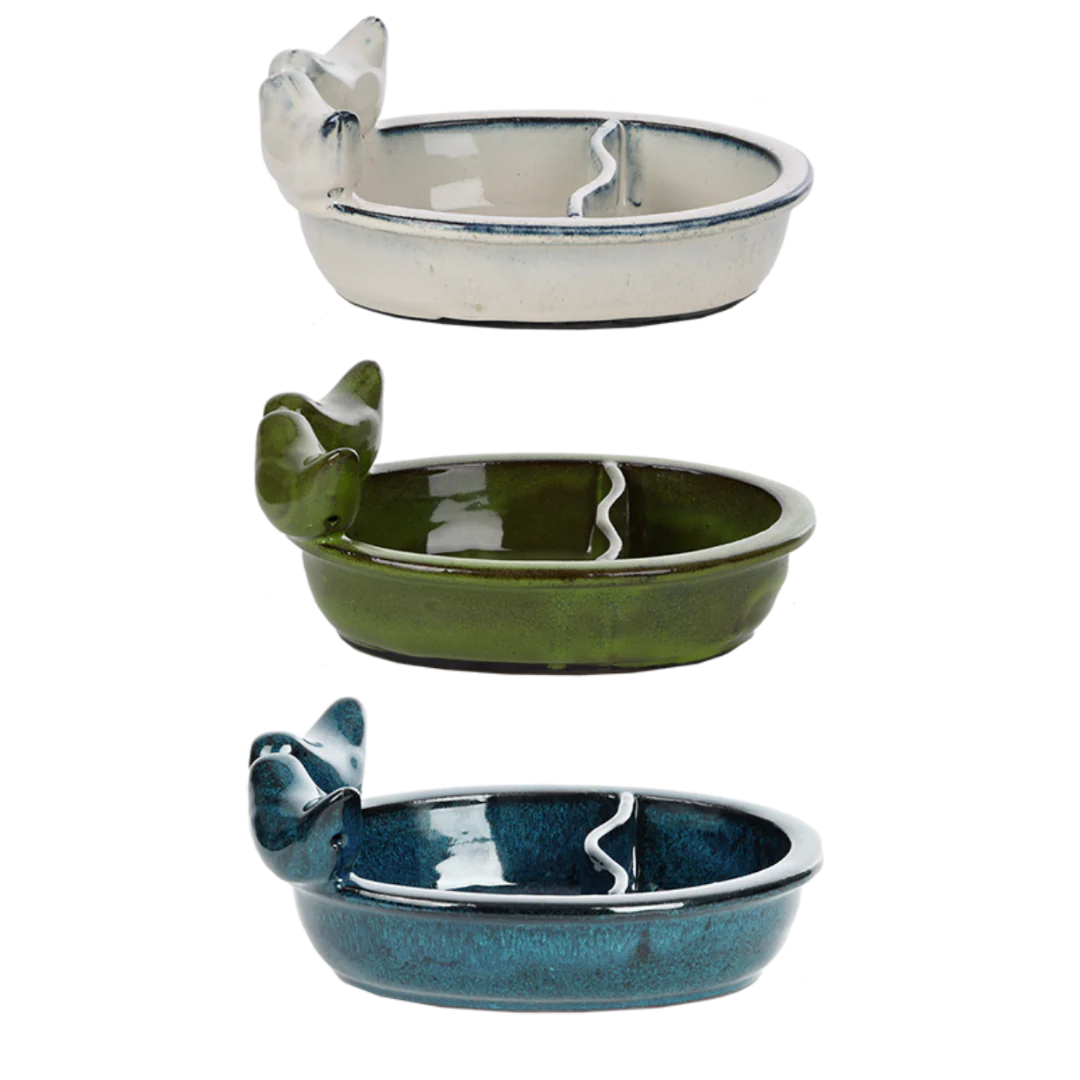 Fallen Fruits Ceramic Bird Bath/Feeding