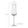 Anton Studio Designs Empire Champagne Flutes Set of 2