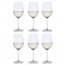 Dartington White Wine Glasses Set of 6