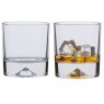 Dartington Crystal Dimple Double Old Fashioned Tumbler Pair