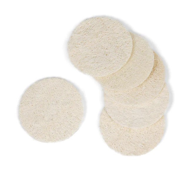 Eco Bath Natural Loofah Facial Discs