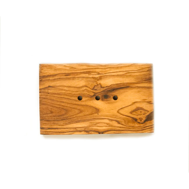 Eco Bath Olive Wood Soap Dish Rectangular