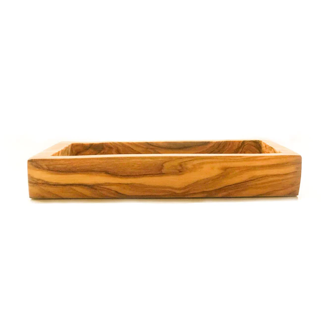 Eco Bath Olive Wood Soap Dish Rectangular