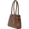 Ashwood Two Section Leather Tote Bag Tan