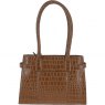 Ashwood Two Section Leather Tote Bag Tan