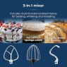 Tower Stand Mixer 1000W With 5L Glass Bowl