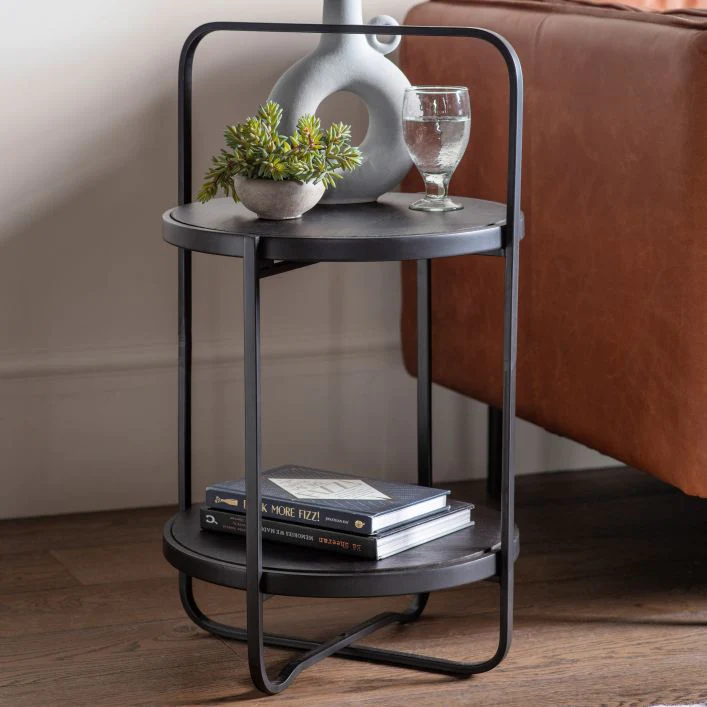 OLE WEN Side Table Black