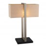 DUVAL Table Lamp Satin Nickel