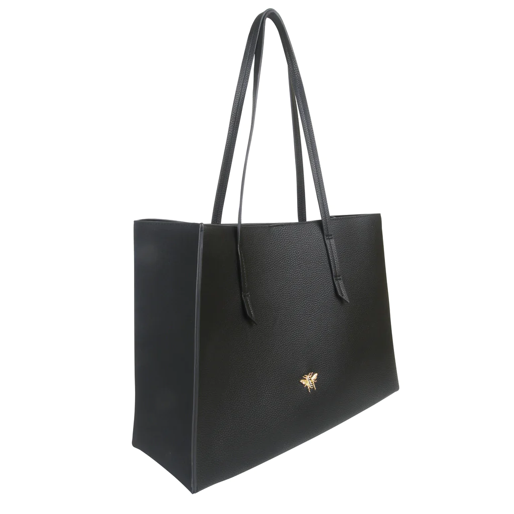 Alice Wheeler London Black Kensington Tote Bag