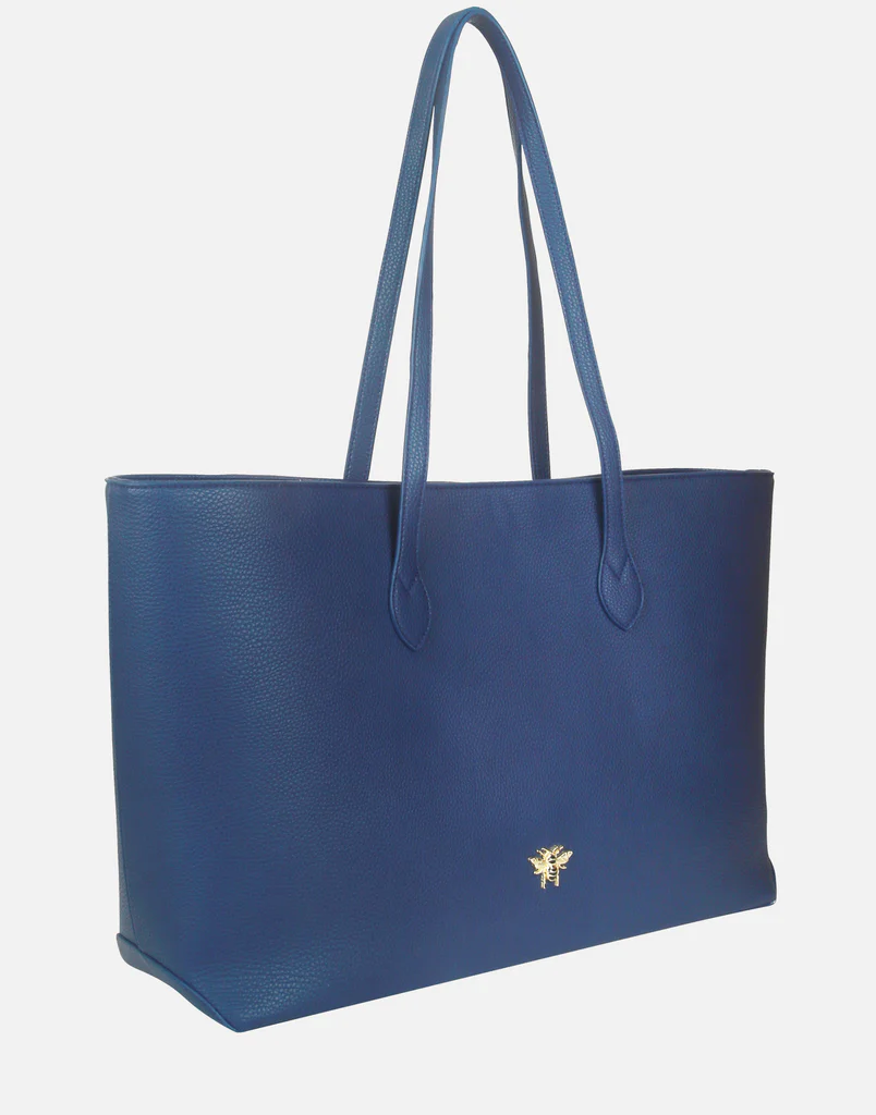 Alice Wheeler London Navy Kensington Tote Bag