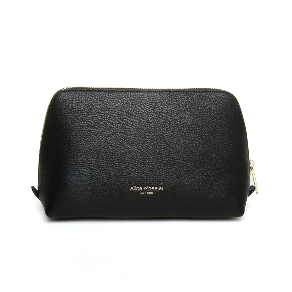 Alice Wheeler London Black Beauty Case / Make Up Bag