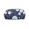 Alice Wheeler London Navy Spot Make Up / Brush Case