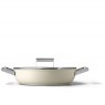 SMEG Skillet Deep Pan 2 Handles With Lid 28cm