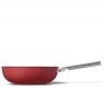 SMEG Wok 30cm - red