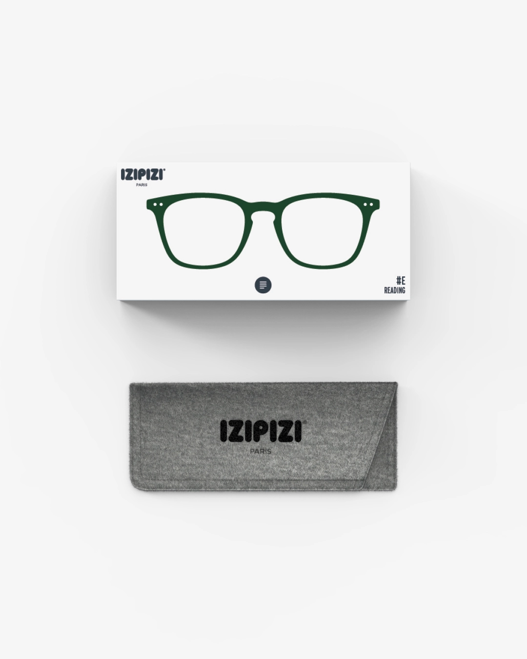 IZIPIZI #E Khaki Green Reading Glasses