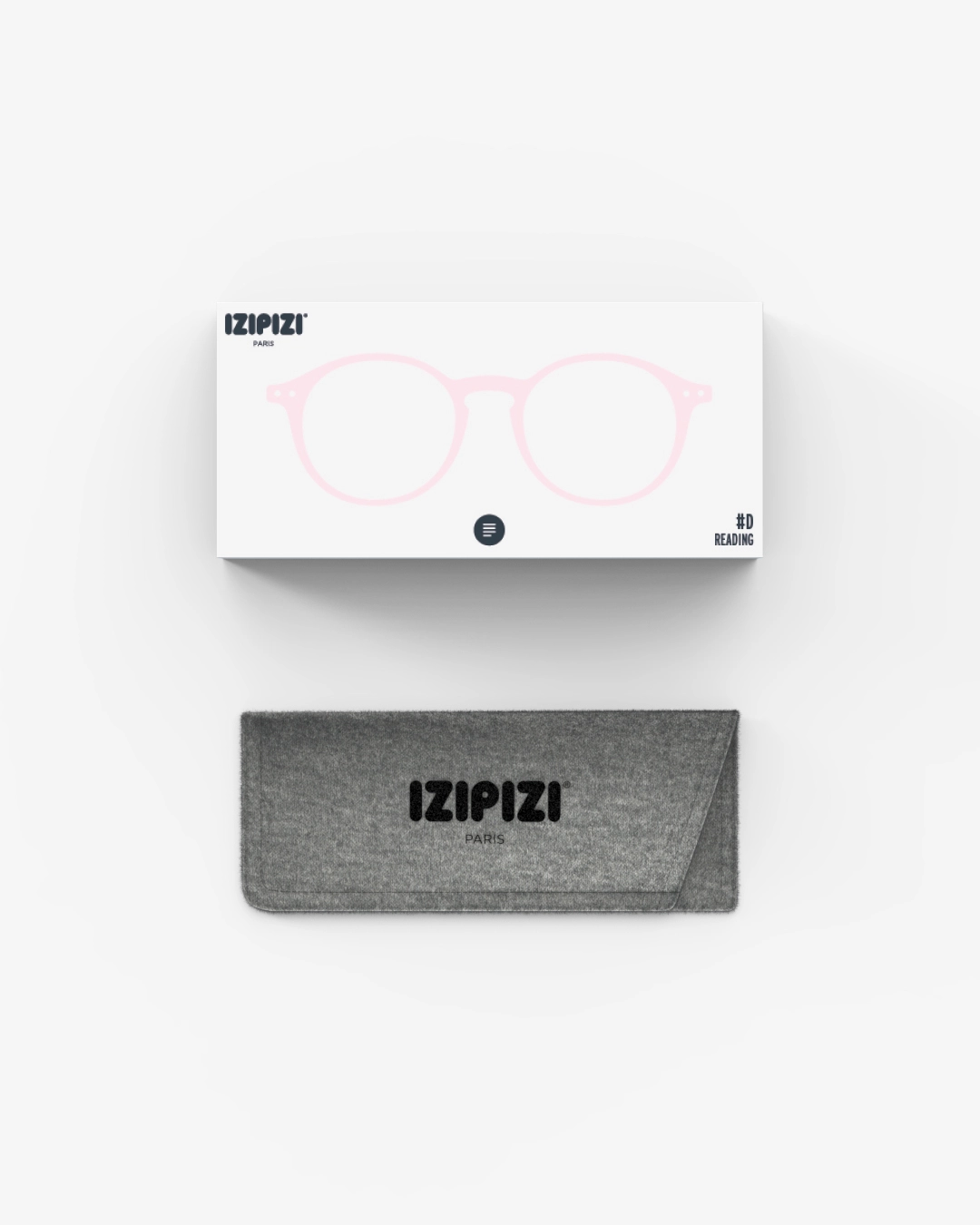 IZIPIZI #D Pink Reading Glasses