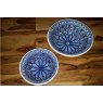 Chrysanthemum Blue & White Bowl