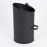 Inglenook Black Ellipse Coal Hod With Black Handle