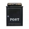 Arboria Cast Aluminium Postbox - All Black