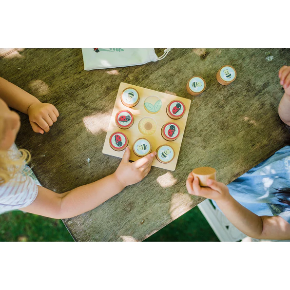 Orange Tree Toys Spring Garden Tic Tac Toe